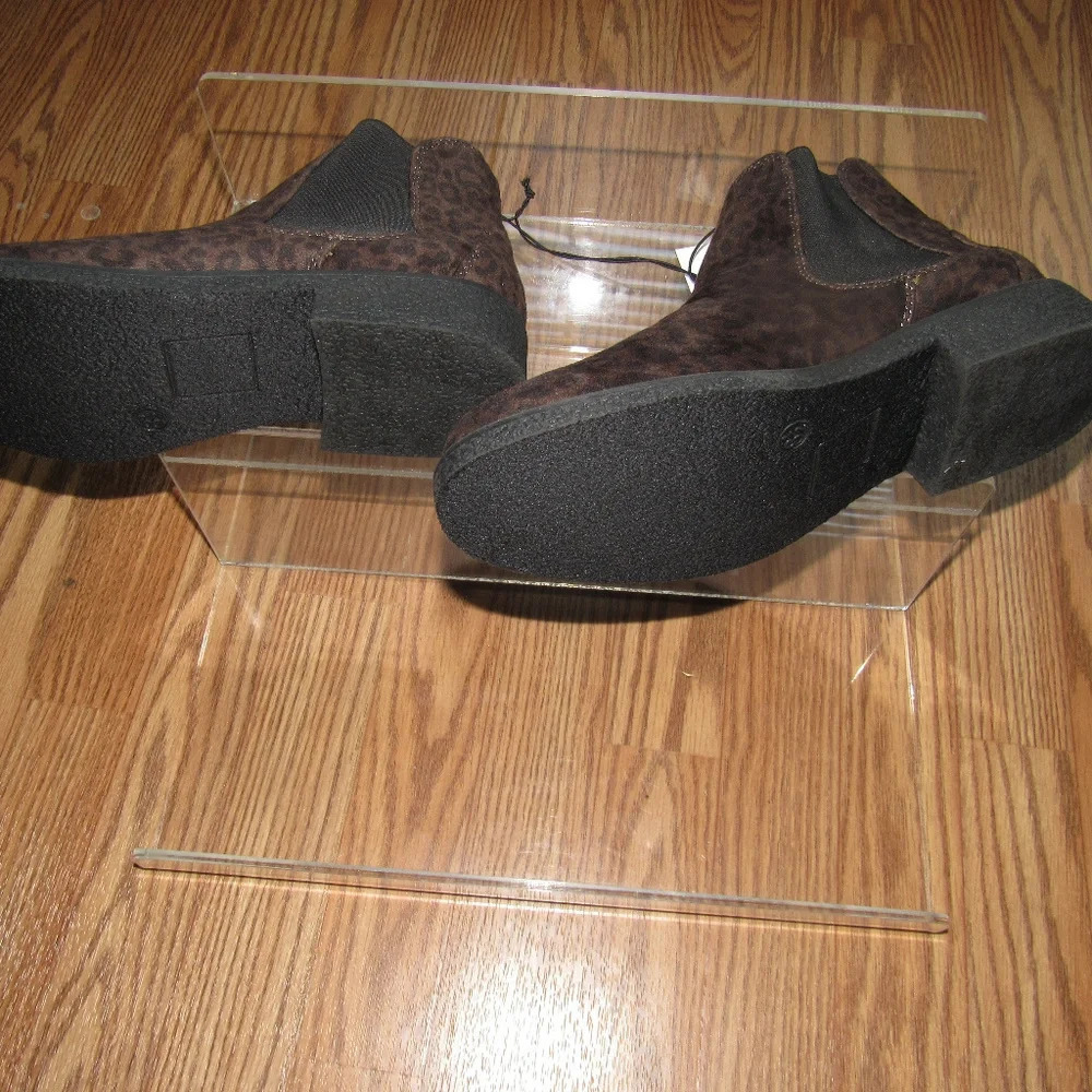 NWT MERONA Brown Ankle Booties Boot Shoes Size 8.5 - Picture 5 of 5